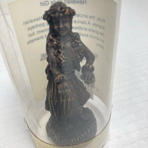 Hawaiian Hula Girl Figurine KC Company Aiea Hawaii Dancer Tiki Collector